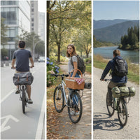 Reinforced Rear Bike Rack with Side Rails Sturdy Bike Luggage Rack Long-Lasting Easy to Install for Commuters