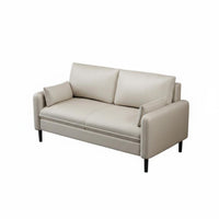 Linear 3-Seater Sofa Modern Design Living Room Furniture Soft Upholstery Easy to Clean for Families, Small Areas, Deactivatedice