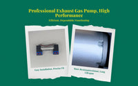 Exhaust gas analyzer pump for testing