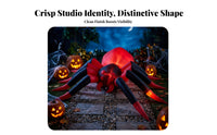 Halloween Inflatable Arachnid | Festive Yard Display, Lightweight Polyester Material, for Garden