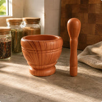 Garlic Mortar and Pestle Easy to Clean Garlic Masher Bowl Manual Granite Mortar Set