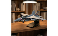Preassembled F/A-18F Model Finished Fighter Jet Model Realistic Museum-Quality for Office Decor