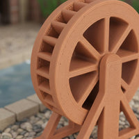 Retro Water Wheel Model Scenery Decoration for Collectors