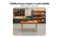 1:64 Scale Scene Table Model High Detailed Repair Shop Diorama Model Realistic Details Miniature Diorama Figure for Hobbyists, Adults, Sand Table Layouts