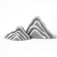 2 Pieces Foam Boulder Irregular Faux Stone Realistic Artificial Rock for Photographers, Florists, Plant Decoration, Soft Furnishing Displays