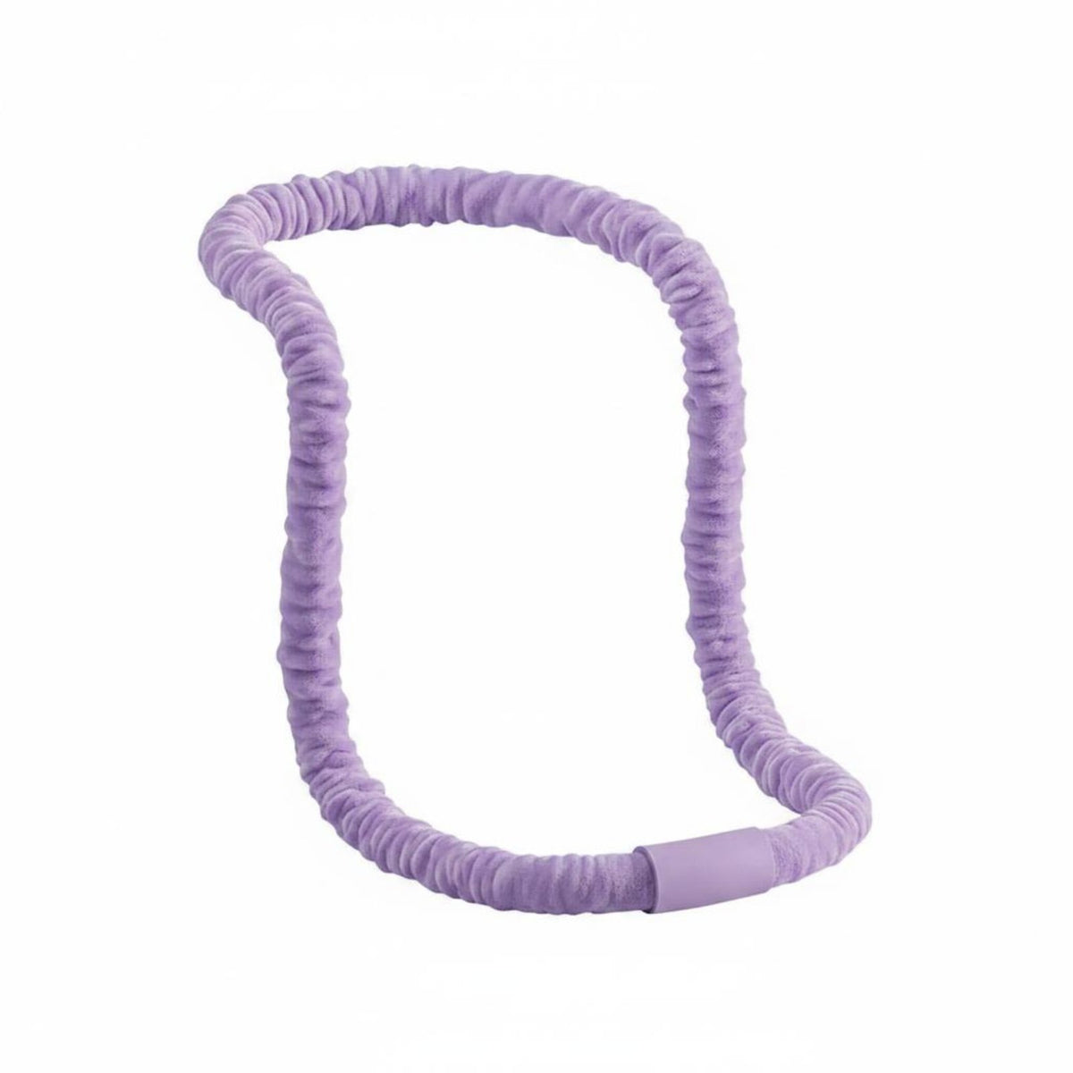 Paineffortless Soft Flexible Exercise Hoop Weight Loss Weighted Exercise Hoop Faux Rabbit Faux Hair for Home Exercise