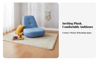 Adjustable Padded Floor Lounger Japanese aesthetic woven mat Seat Foldable for Students