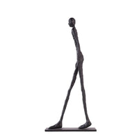 Cast Iron Figurine Minimalist Abstract Human Sculpture Modern for Art Collectors