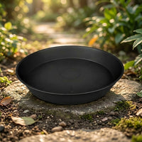 Plant Saucers and Drip Tray for Outdoor Plants, Heavy Duty Pot Stand, Single Unit Trays for Garden Nurseries, Extrusion Style