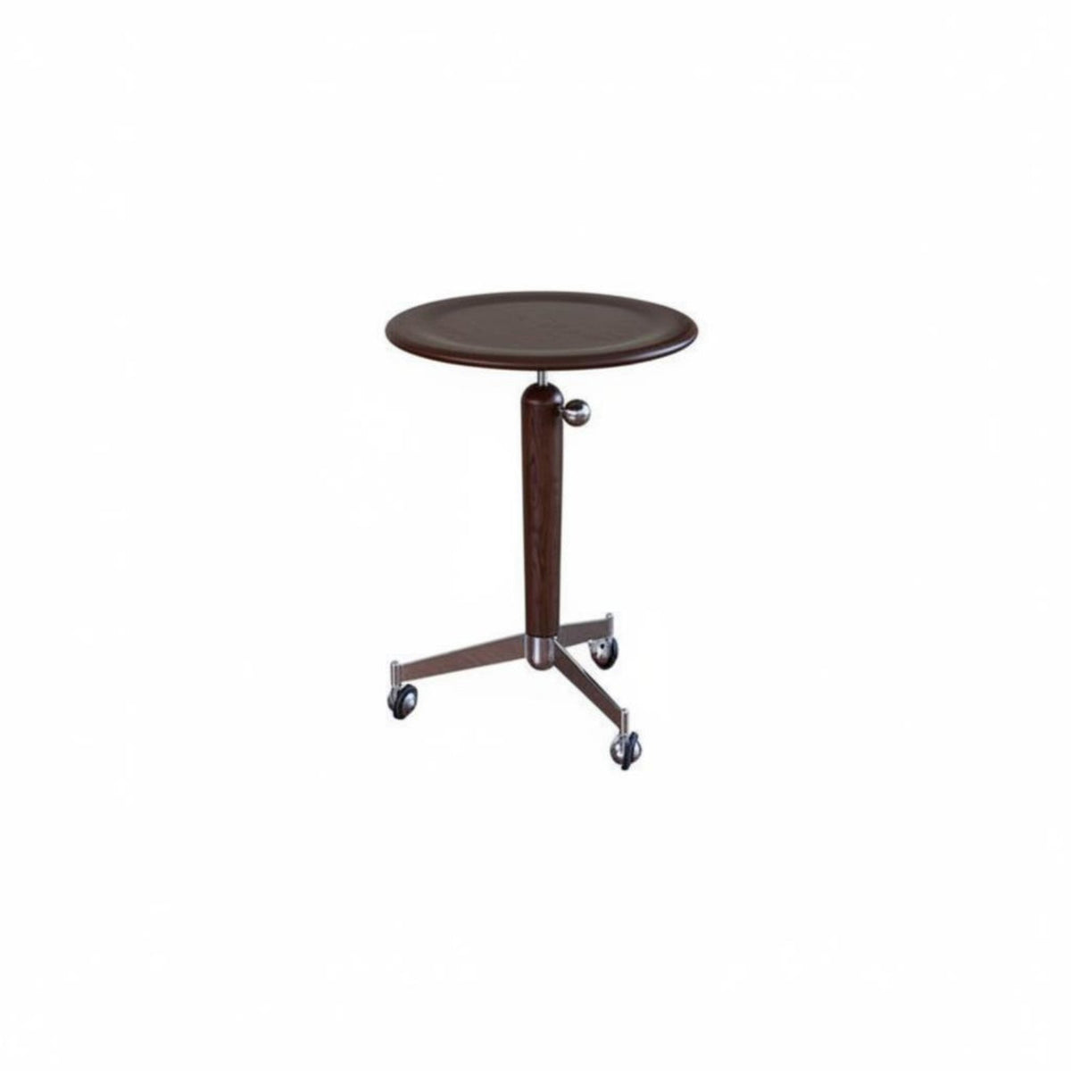 Adjustable Pedestal Side Table Round surface Home Furnishing Movable Space-Saving for Homeowners, Interior Designers, Bedroom