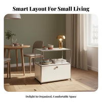 Minimalist Design Modular Cube Cabinet Multi-Functional Media Console Versatile Storage Furniture Stable Base for Apartment Dwellers, Families, Homeowners, Living Room, Bedroom, Hallway, Home Office