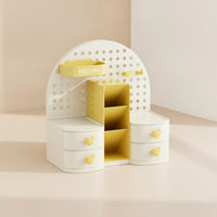 Desk Pegboard Storage rackSaving Desktop Organizer with Pegboard Compact