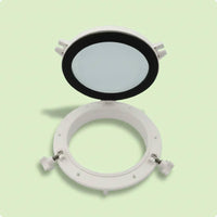 Round Boat Porthole Tempered Glass Porthole Window ABS Anti-Aging Shell