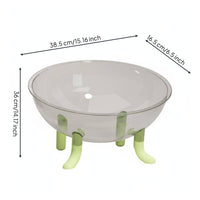 Transparent Cat Bed Easy to Hygienic Area Capsule Cat Lounger Stable 4-Leg Design Pet Furniture for Summer