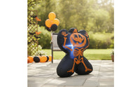 Standing Inflatable Skeleton Seasonal Halloween Inflatable Inflate Party Decor for Patio