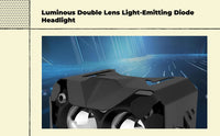 Waterproof LED spotlight for e-bikes