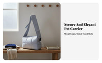 Secure Head out Cat Carrier Lightweight Warm Pet Carrying Bag Storage Pocket for Women, Vet Visits, Daily Walks, Shopping
