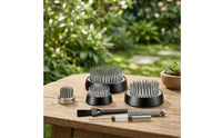 4 Pieces Flower Frog Kit with Cleaning Brush Stainless Steel Flower Frog with Alignment Tool -Pinned Floral Pin Holder for Hobbyists