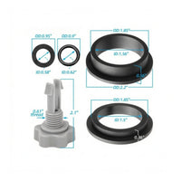 12 Pieces Leak-Proof Exhaust Valve Seals Watertight Replacement Parts Heavy-Duty Hardware for DIYers