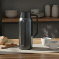 1.5 L Large Capacity Vacuum Vacuum Insulated Container Jug Double Wall Insulation Stainless Steel Vacuum Insulated Container Handle Insulated Water Bottle Leakproof for Dorm Students, Home