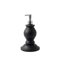 Easy to Refill Matte Black Soap Dispenser Roman Column Soap Dispenser