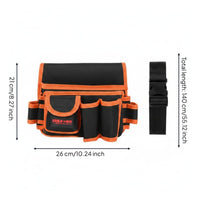 Electrician Tool Pouch Thickened Multi-Compartment Tool Belt Utility Pouch for Electricians, Repair Workers, Maintenance