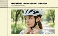Lightweight ventilated bike helmet