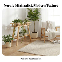 Multi-Tier Pot Shelf Nordic Aesthetic Flower Rack Stable and Sturdy for Balcony