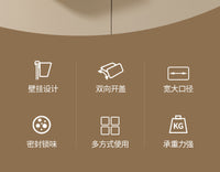 厨房挂式垃圾桶家用橱柜壁挂收纳桶塑料厕所卫生间带盖垃圾桶