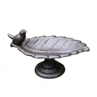 Cast Metal Bird Feeder Outdoor Pedestal Bird Feeder Heavy Duty for Yard