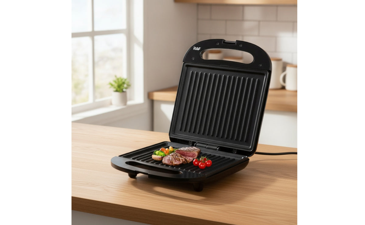 Electric Breakfast Maker Clamshell Sandwich Maker Countertop Panini Press Compact for Busy Professionals, Students, Small Kitchens, Dorm Rooms, Rvs