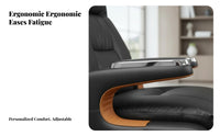 Highrear Recliner with Footrest Comfortable Managerial Chair Reclining Function Computer Seating for Managerials, @telecommuting Workers, Study Room