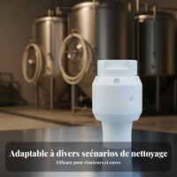 PTFE Rotating Spray Ball Resistant Teflon Vessel Cleaning Nozzle