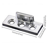 Aluminum Alloy Glazing Lock, Security Lock, Universal Holder, Upgraded Design, Easy Installation