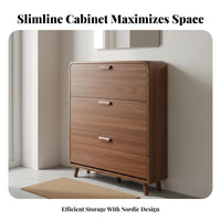 Tip-out Footwear Storage Unit Shoe Storage Cabinet Space-saving Design Efficient Organization Dustproof Construction Modern Home Suitable for Apartment Dwellers Front Door Area Hallway Living Room