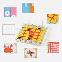 Memory Matching Game Early Learning Memory Game Board Easy to Use for Toddlers