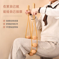 Manual Roller Massager for Back, Shoulder, Neck, and Spine