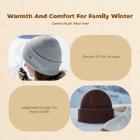 Knit Cap Soft Ski Hat Warm Winter Unisex