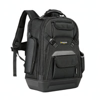 Tool Backpack Padded Shoulder Straps Jobsite Gear Top Carry Handle