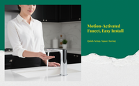 Brass touchless infrared faucet