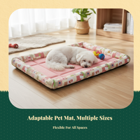 Ultra-Soft Dog Bed, Plush Non-Slip Kennel Mat, Calming