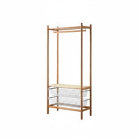Rolling Clothes Organizer complimentarystanding Garment Stand Easy Assembly for Retailers
