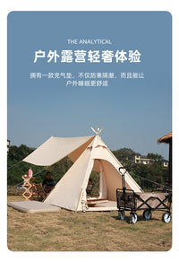 现货户外横孔自动充气垫海绵3D奶酪立体回弹帐篷露野营充气床