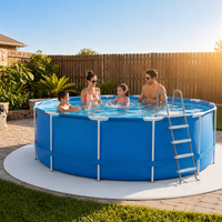 Pool Underlay, Pool Mat, Pool Sheet, Thick Felt Fabric, Garden Pool Protection, Prevents Water Temperature Drop