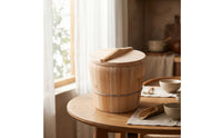 Steamed Rice Container with Lid Traditional Rice Steamer Long-Lasting