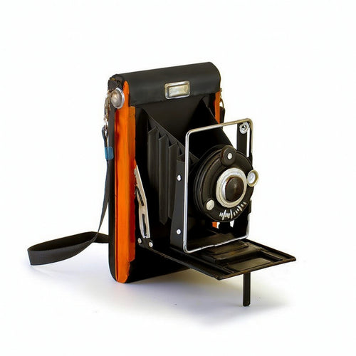 Vintage Camera Pen Holder Retro Camera Desk Organizer Sturdy for Office, Study