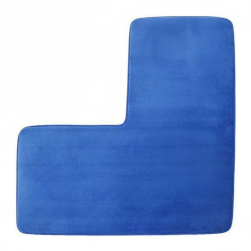 L Shaped Bath Mat Soft Bath Rug