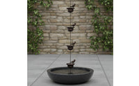 Metal Rain Chain Anti-Rust Finish Bird Rain Chain Easy to Hang for Courtyard