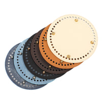Multi-Size Thickened and Hardened Bag DIY Material Accessories, Round/Oval Leather Woven Crochet Bag Bottom Wholesale
