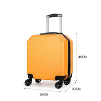 Rolling Suitcase Lightweight Multi-Directional Suitcase Hard-Shell Luggage Portable Impact-Resistant for Children, Travel